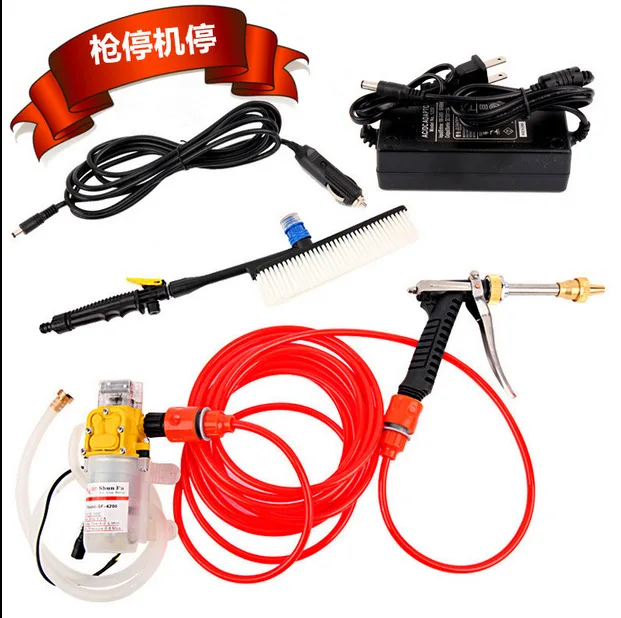 DC 12V 160PSI High Pressure Car Electric Washer Wash Pump Set Portable Auto washing machine Kit