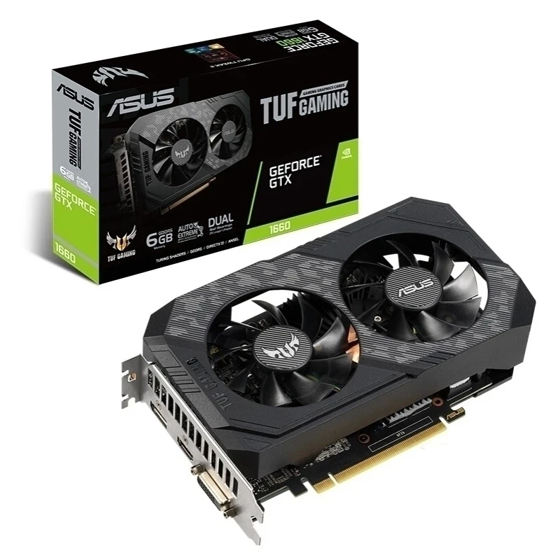 Для Asus TUF 3 GTX1660S O6G игровая видеокарта N-VIDIA GeForce GTX 1660 супер GDDR6 6 ГБ видео карта