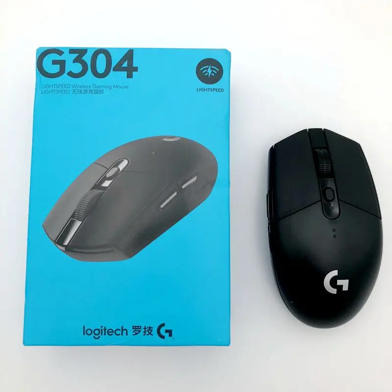 Logitech G304 LIGHTSPEED Programmable USB Wireless HERO 12000DPI Game Mouse Optical Programmable Mouse Zero Smoothing Filtering