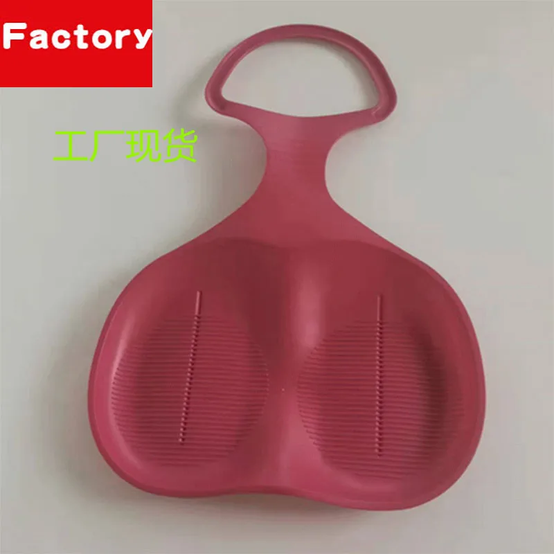 Kids/Adult Winter Sports Thicken Plastic Grass Skiing Pad Sled Board Snow Sledge