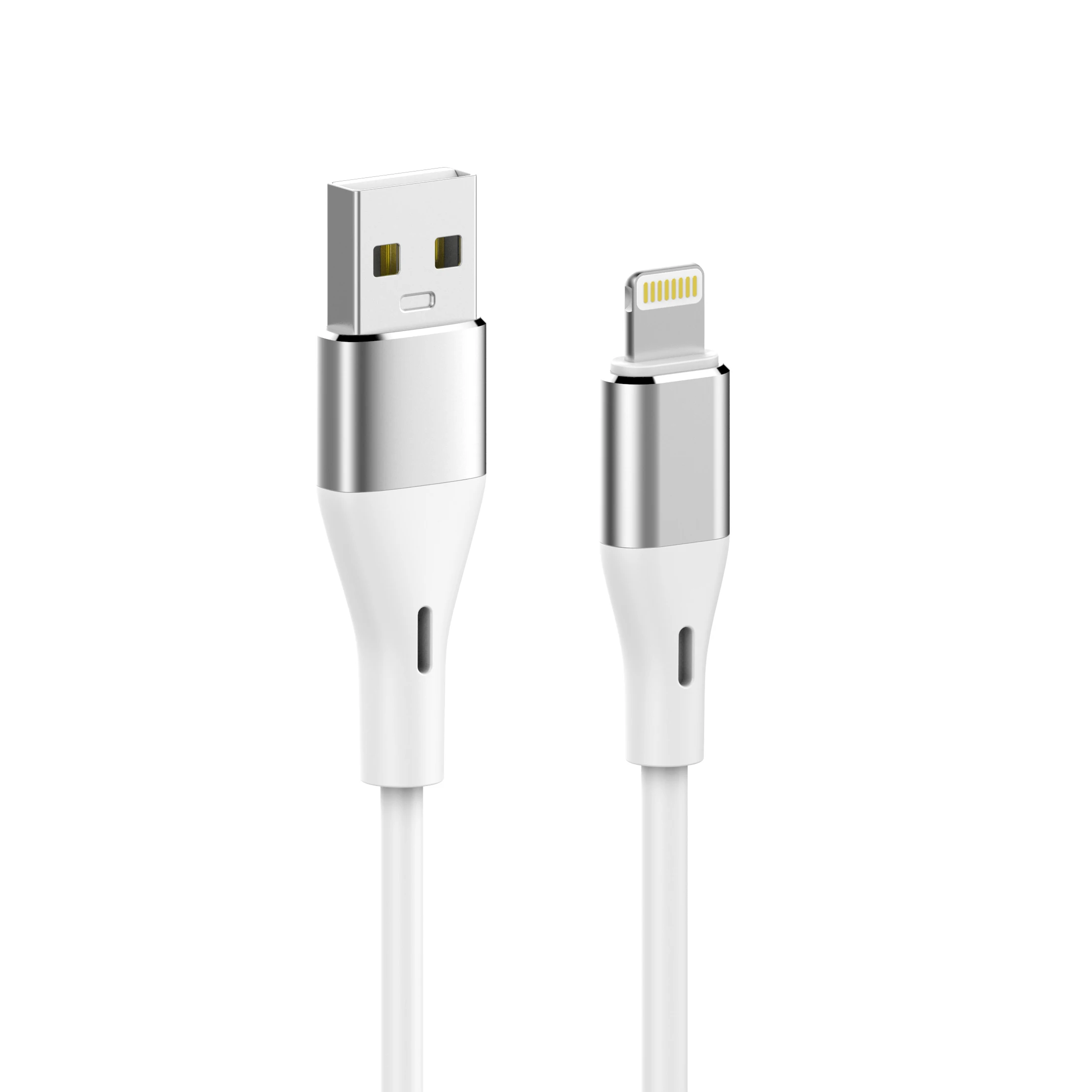 TL-102 Type-c Micro USB White PVC Mobile Phone Cable Fast Charger for