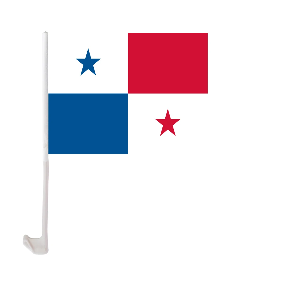 12x18 Inches Polyester Printing Custom Palau Car Window Flag With Holder