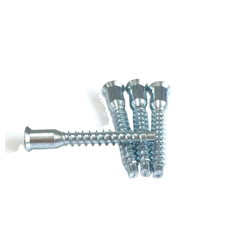 Steel 7*50 hexagonal confirmat screw 5 * 50 button head furniture confirmat screw