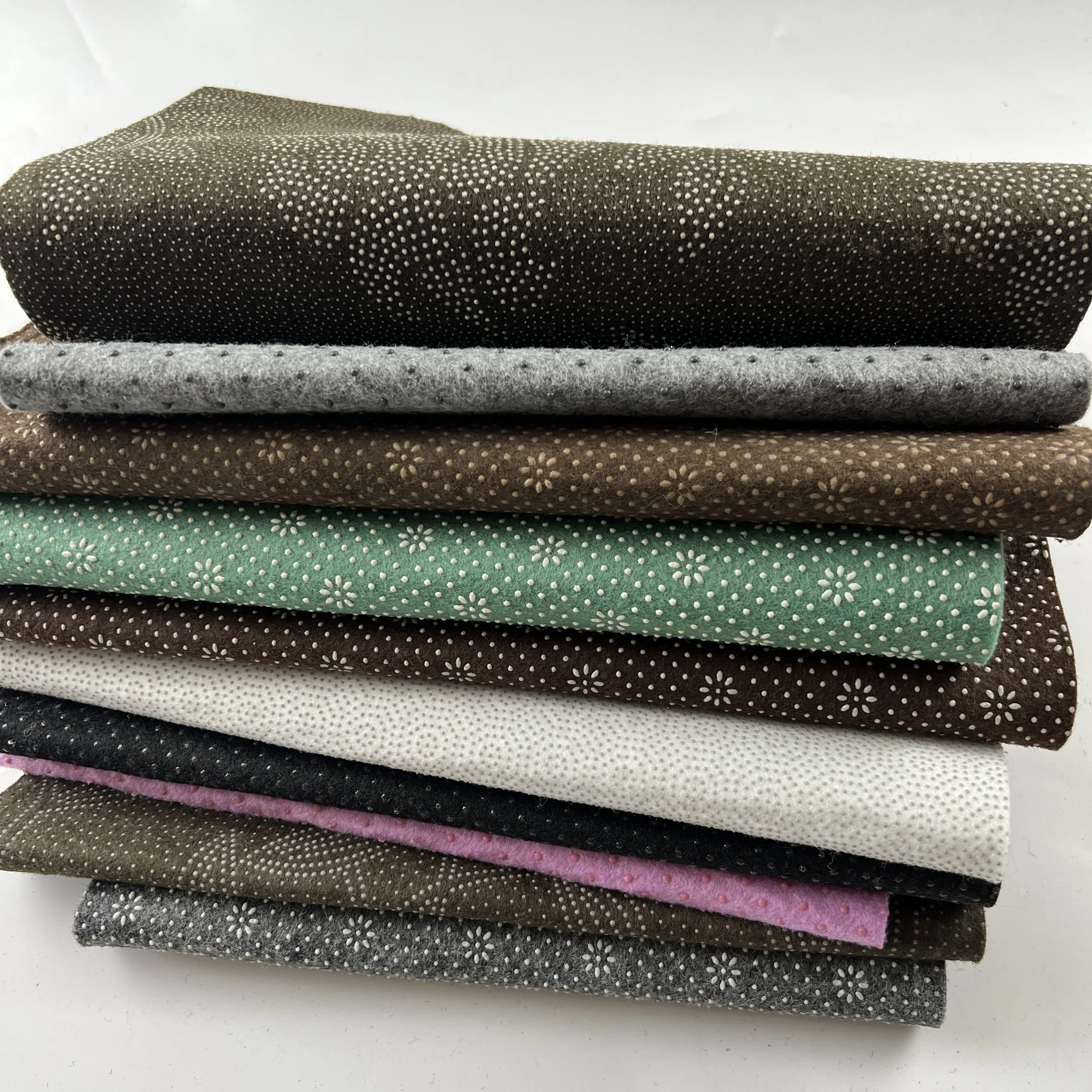 white stiff craft felt secondary backing fabric secondary backing cloth in china