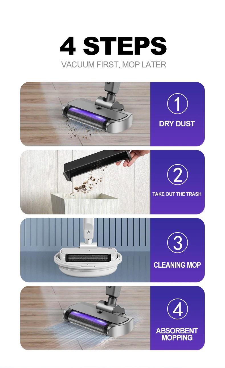 New Arrival Cordless Handy Electric Stick Magic Vacuum Cleaner Clean Mop for Floor Carpet