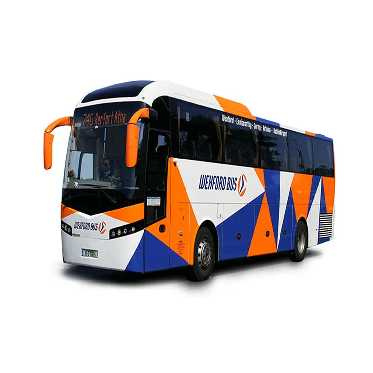 Pvc Digital Printing School Bus Yellow Custom Car Design Bus Body Sticker