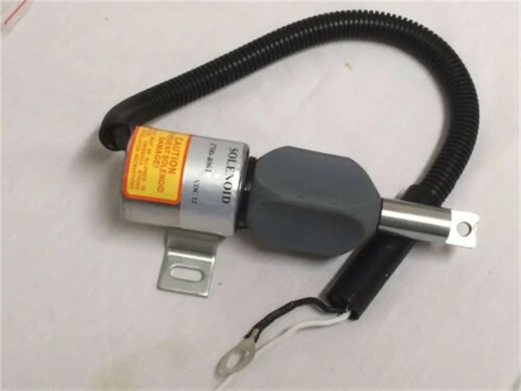 12V Fuel ShutOff Solenoid 1753ES 1700-4069 1700-4061 For Takeuchi TL140