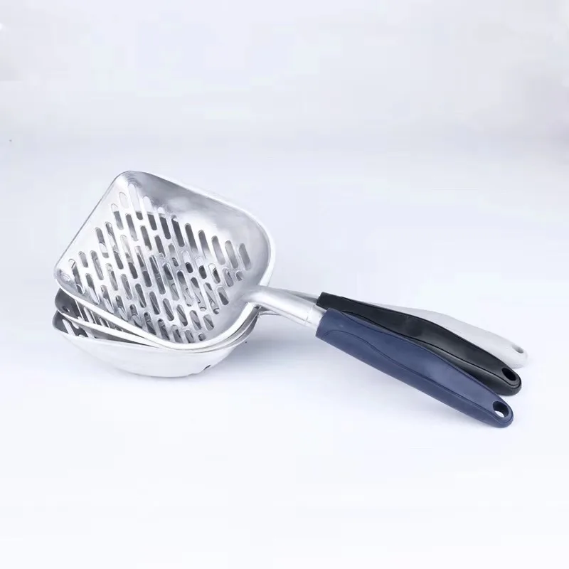High Quality Easy to Clean Comfortable Handle Large Strong Metal Cat Litter Scoop