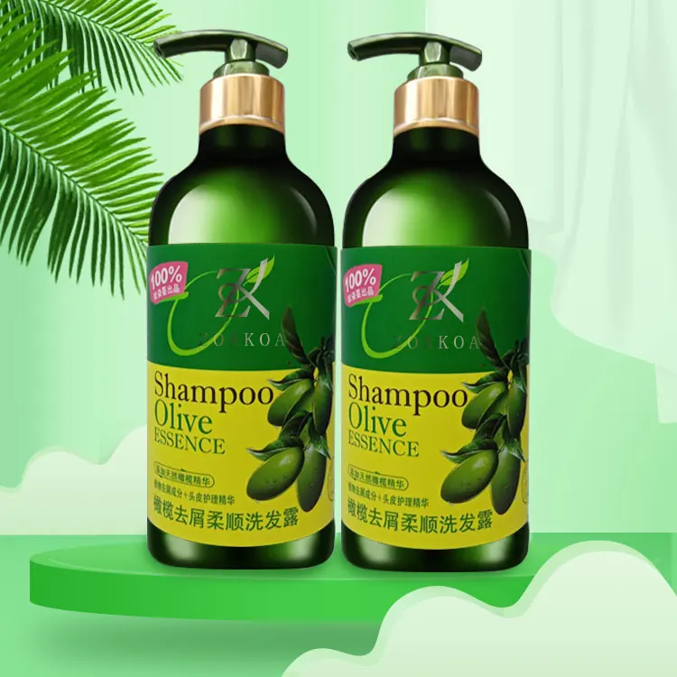 OEM Pure Private Label 750ML Hair Repairing Moisturizing Hair treatment Olive Oil Shampoo