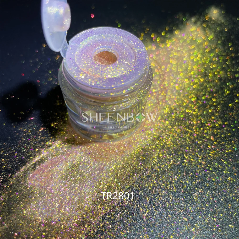 Ослепительный пигмент Aurora цветной порошок смещающий цвет Duochrome блестящие тени для