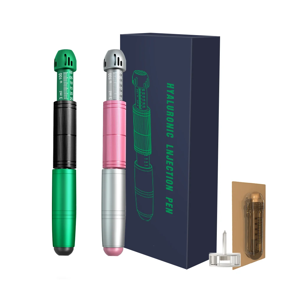 Factory Price Skin Care Meso Injection Hyaluronic Acid Serum Pen Continuous Mist Gun Mesotherapy Needle Free Pen 0.5ML Home Use