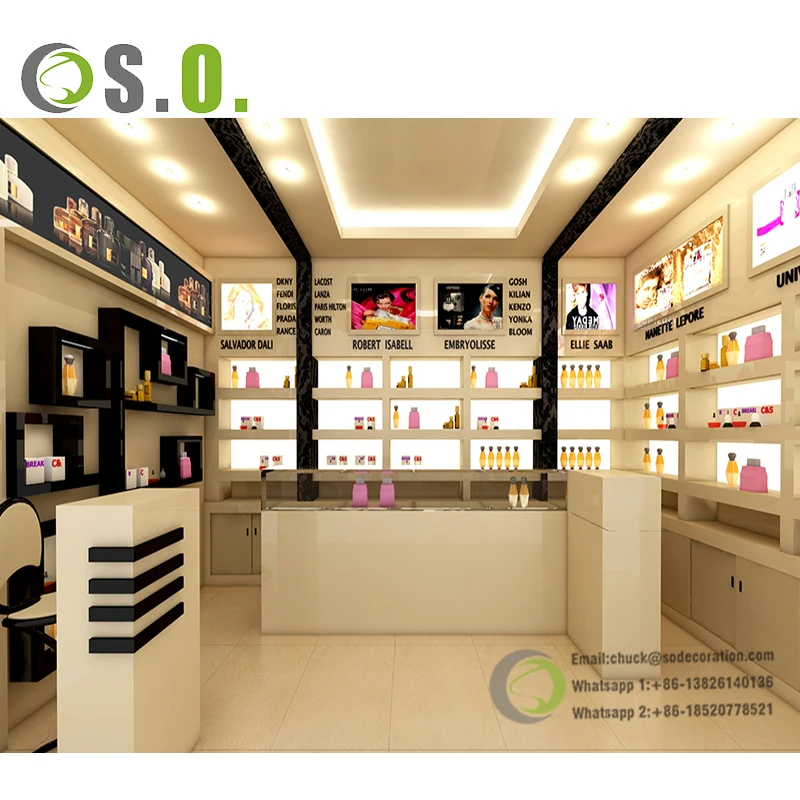 Perfume Shop Interior Design Decoration for Perfume Shop