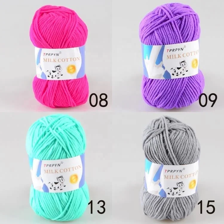 
Factory direct sales 50g cotton thread hand knitting crochet milk cotton yarn 