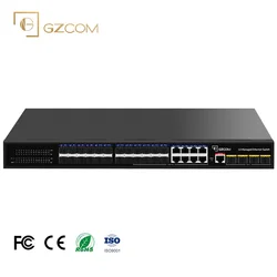 GZCOM 3 layer 24 sfp ports managed 10g Network  Ethernet switch
