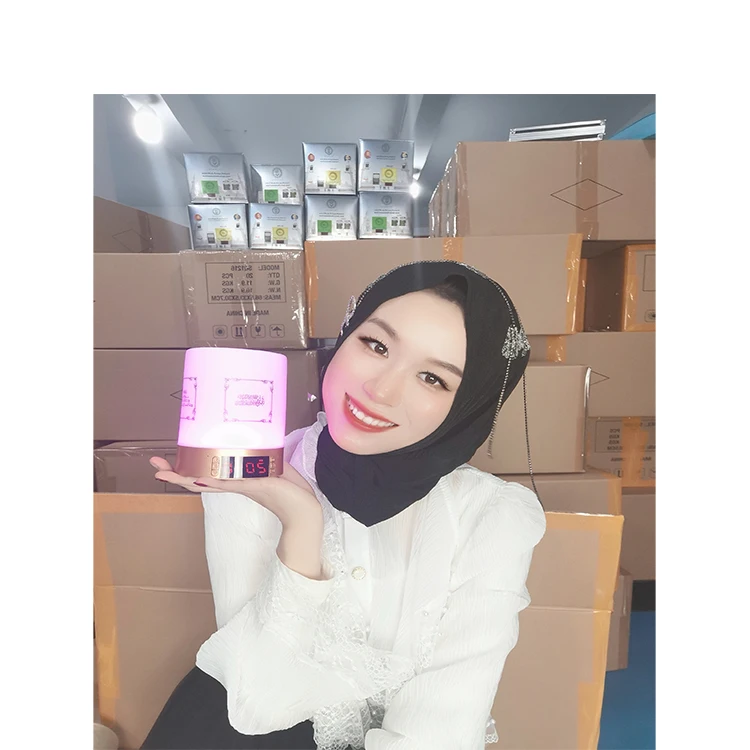 Тайвань исламский мусульманский подарок азановые часы цифровая мусульманская молитва биуэ Коран динамик проигрыватель Коран динамик