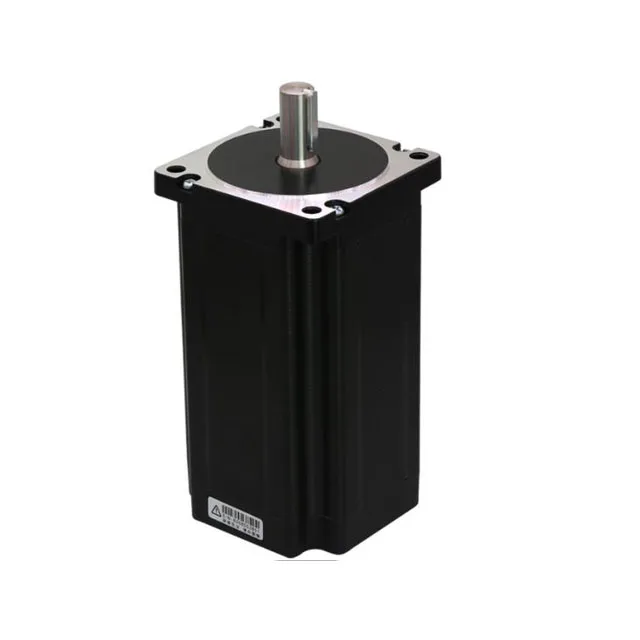 Hot Sales CE ROHS 6A 7N.m 2 phase 86mm nema34 single shaft dc hybrid DC stepper step motor and driver kit for laser machine