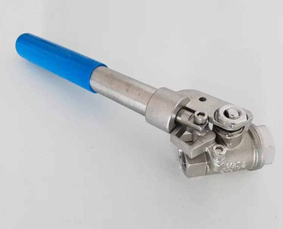 FURUI automatic reset handle 1' Stainless Steel 2pc 3pc Ball Valve Full Bore Direct Mount Spring Return Handle Valve 1000psi