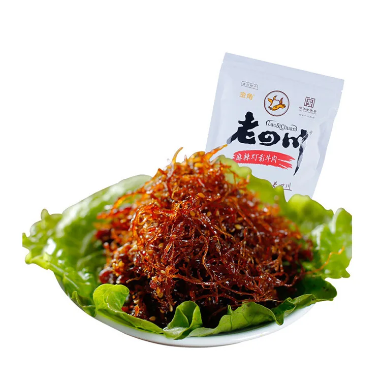 Chinese Factory Supply Lao Sichuan Dengying Beef 250G Beef Jerky