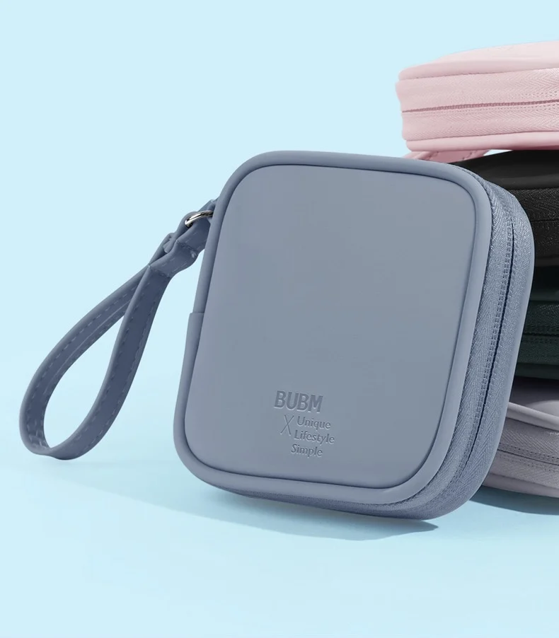 New Design Double Collator Charger Receive Bag Cable Telephone Cable Usb Travel Charger Digital Accessories Receive Bag