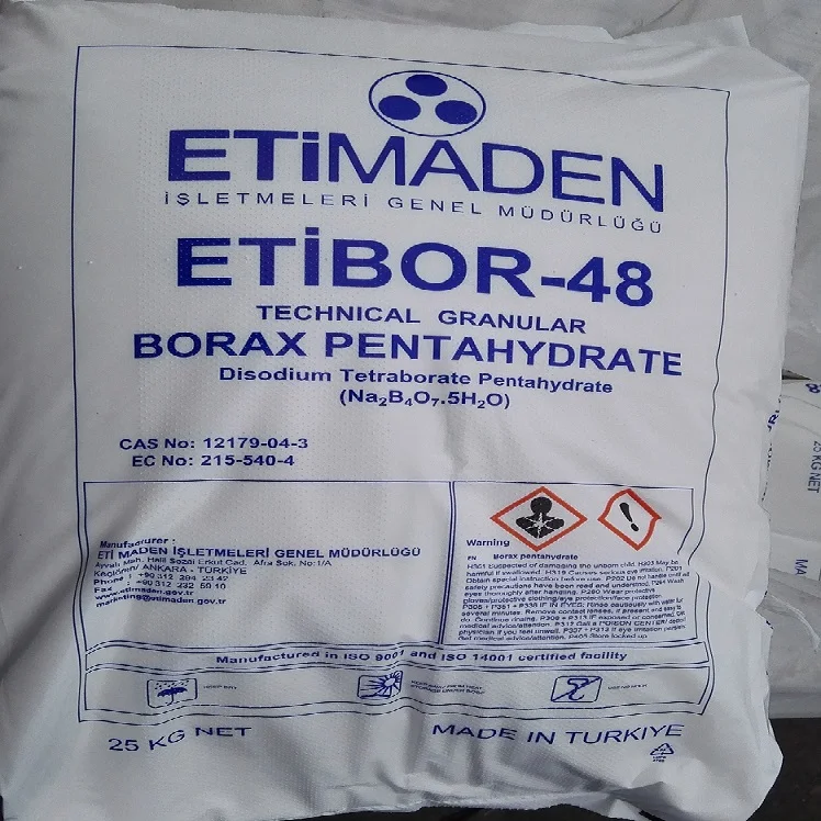 2021 High quality Borate/Borax Decahydrate Borax Pentahydrate Turkey CAS
