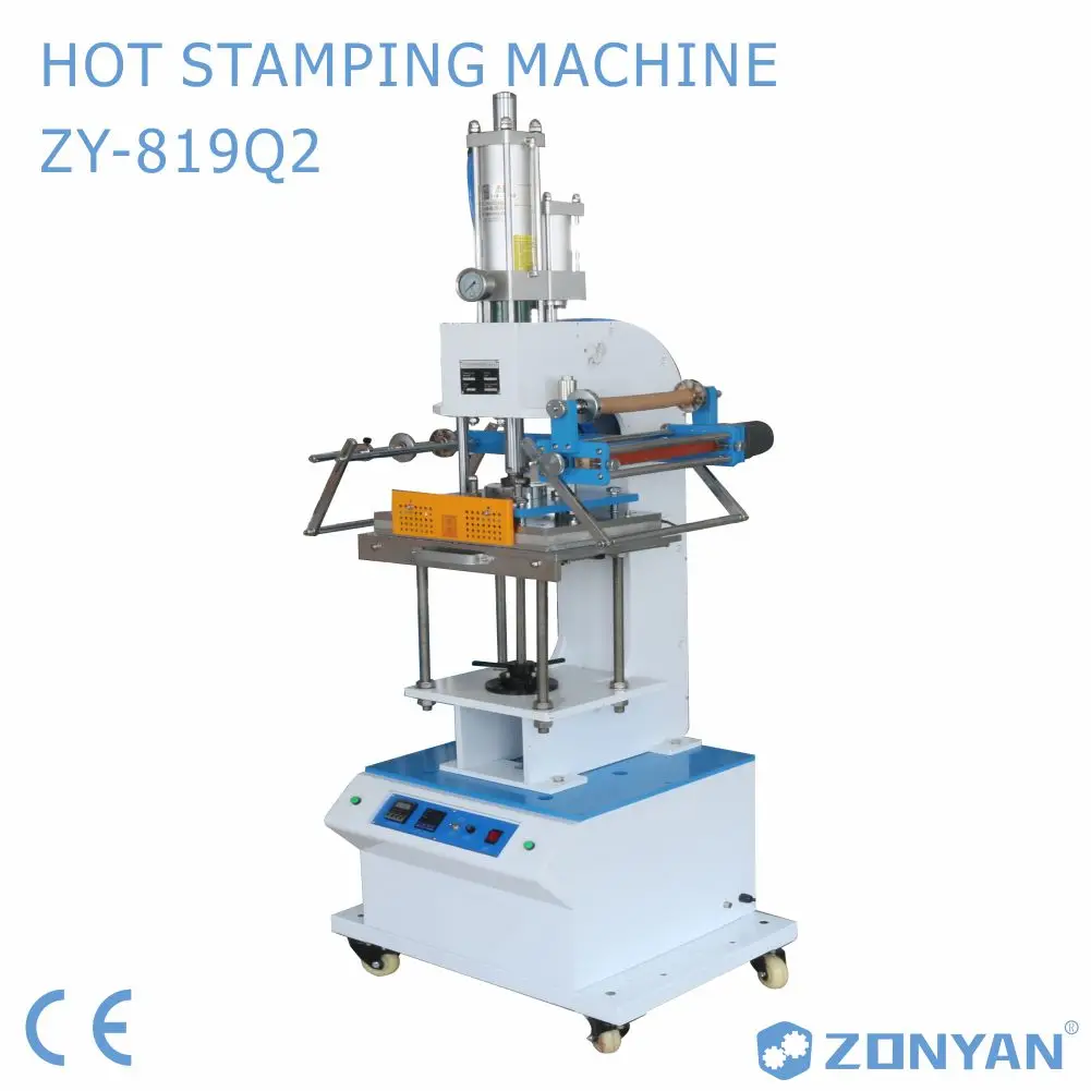 Hot Foil Stamping Machine Motor New Product 2020 Heat Press Machine Provided 220V CE Certificate Letterpress Automatic ZY-819M2