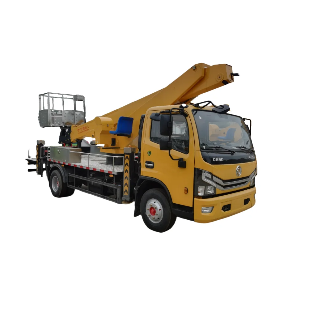 Dongfeng straight arm aerial work vehicle platform bucket truck for high altitude operation max height8-32m