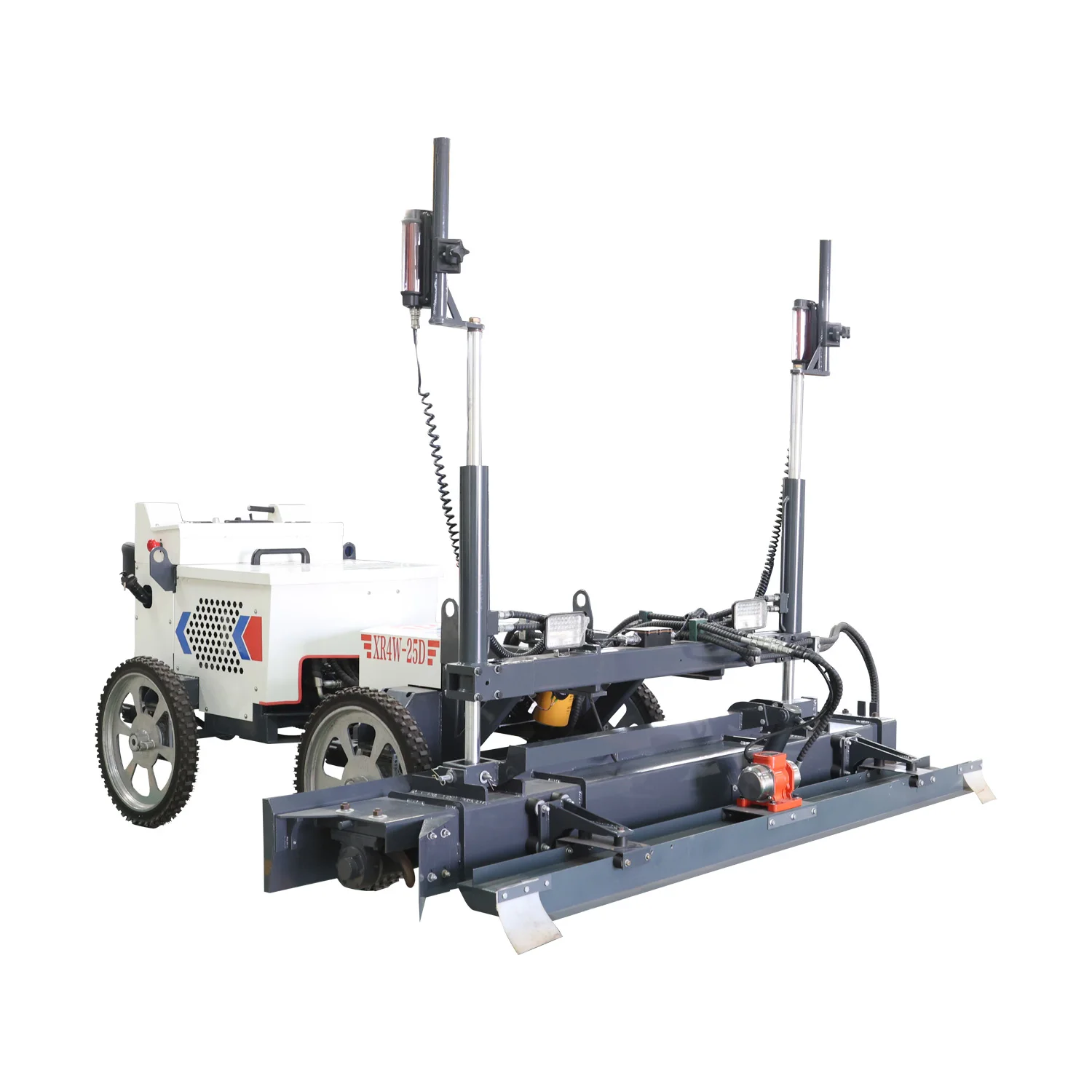 Laser scanning concrete paver concrete paving smooth machinery