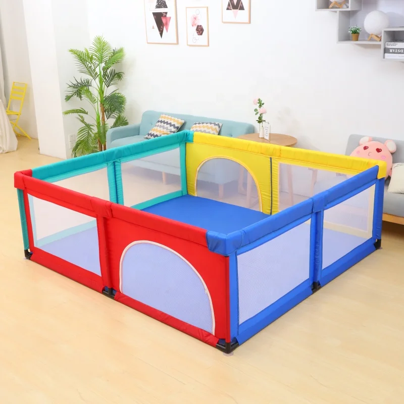 Kids Furniture Playpen For Children Dry Ball Pool Swimming Pool Safety Barriers Babys Playground Ball Park For 0-6 Years
