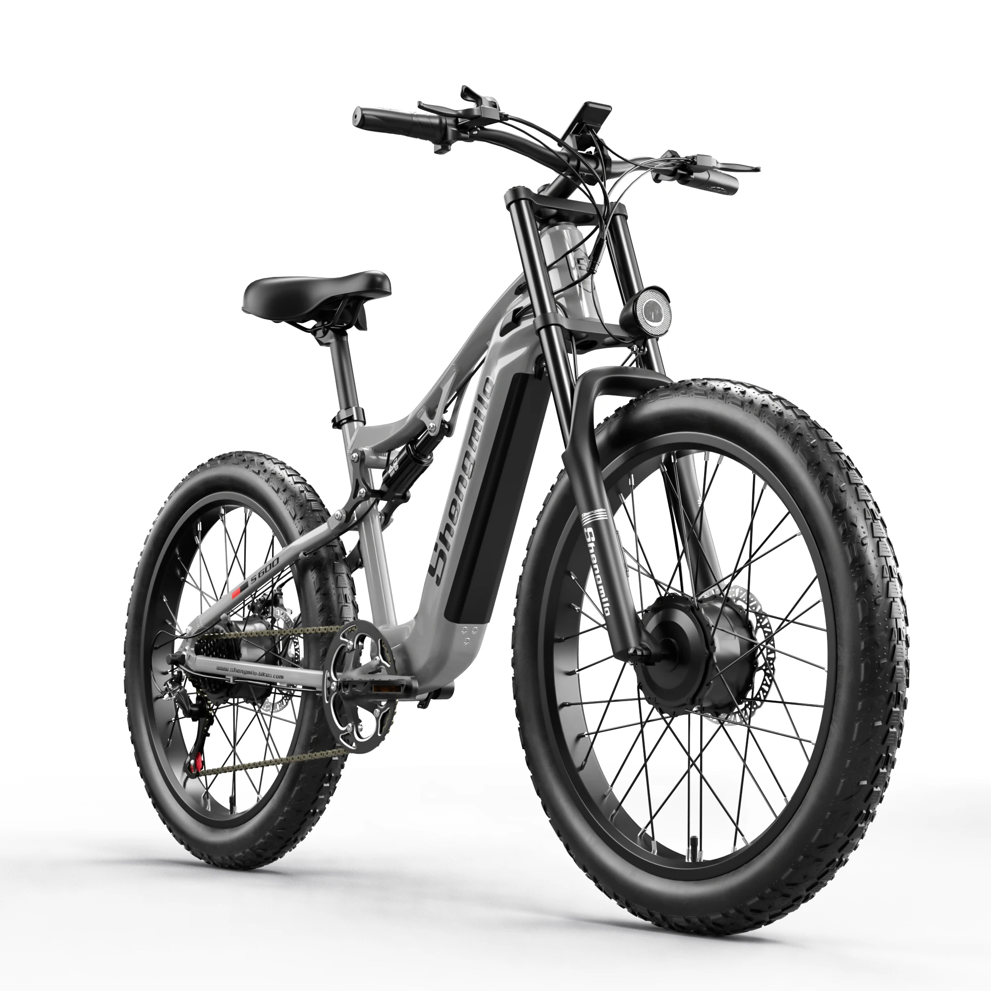 SHENGMILO S600 EU UK 26INCH 48V 2000W E-bike 17.5ah long range off road emtb fat tire Electric dirt snow bicycle For Adult