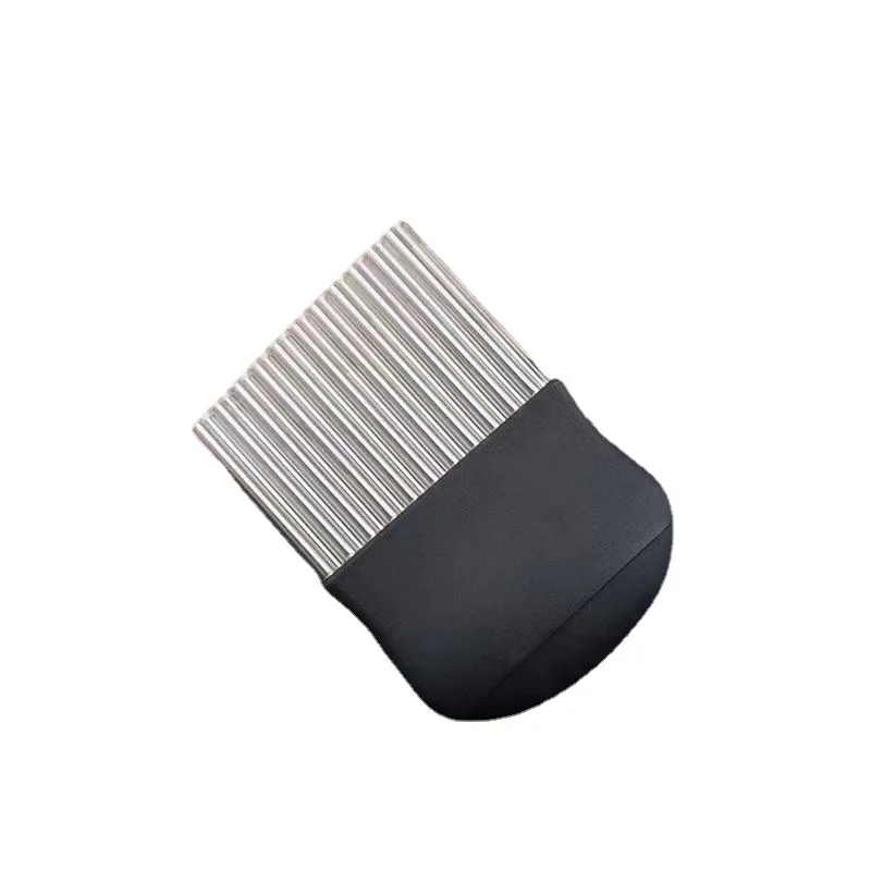 Stainless Steel Potato Chip Slicer Dough Vegetable Fruit Crinkle Wavy Kitchen Knife Cutter Chopper French Fries Maker Tools