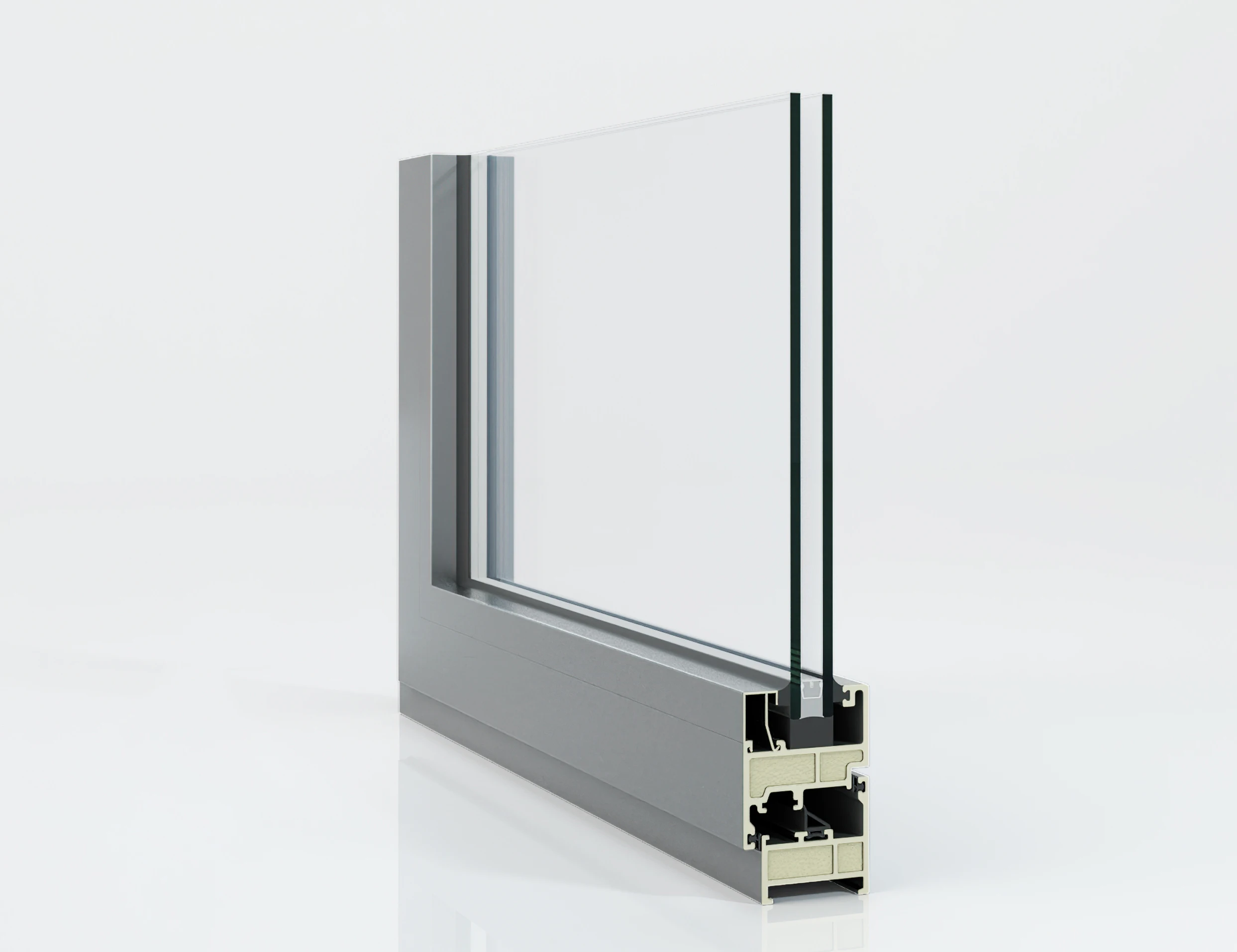 Cost-effective Customized Color Glass Sliding Plastic Double Glazed Window