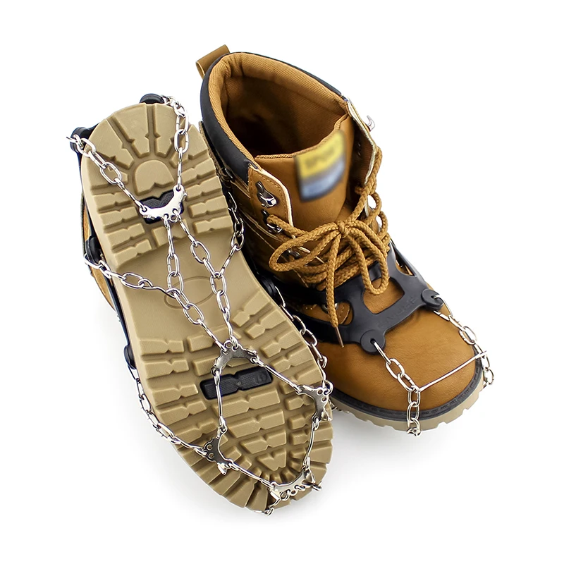 Anti Slip Ice Snow Tracks Women Shoe Walk Traction Cleats Crampons For Hiking Boots