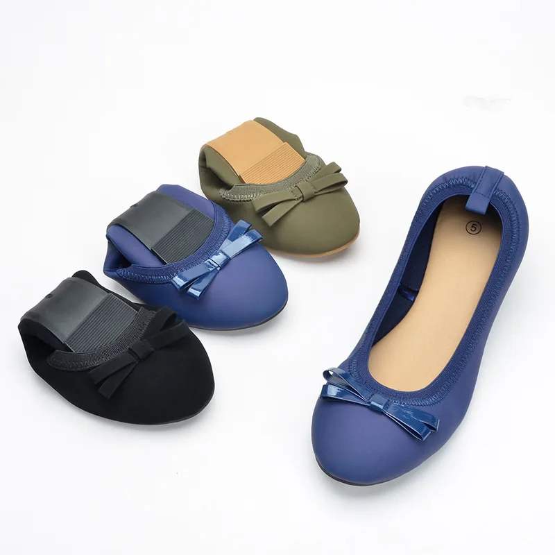 Women Solid Color Thickened Popular Egg Roll Women Shoes Ballet Shoes Ladies Anti-slip Dance Shoes for Ballerines
