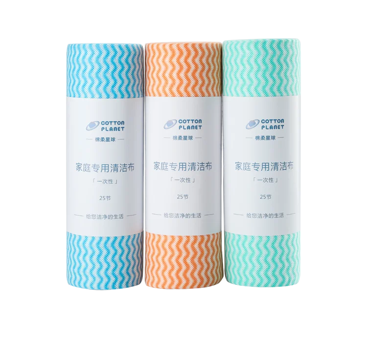 Cleaning Non Woven Fabric Water Uptake Cloth Lazy Kitchen Towel