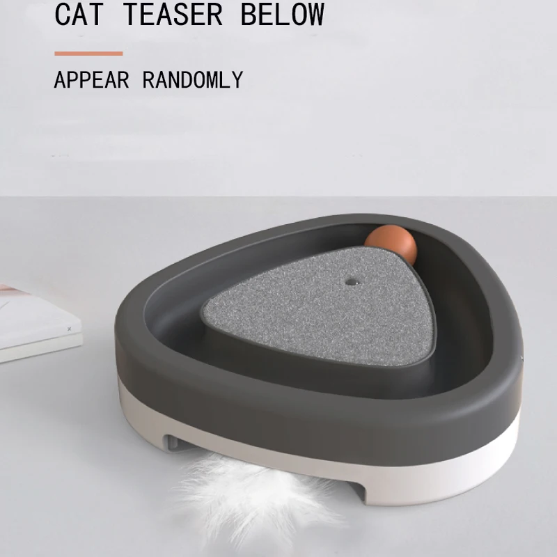 
Kimpets 2 In 1 Smart Scratch Board USB Charged Funny Cat Toy Automatic Cat Teaser 