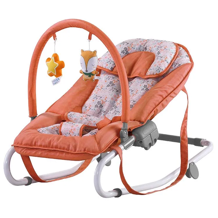 Easy for taking Baby rocker napper  baby rocker infant bouncer rocker with hanging toys