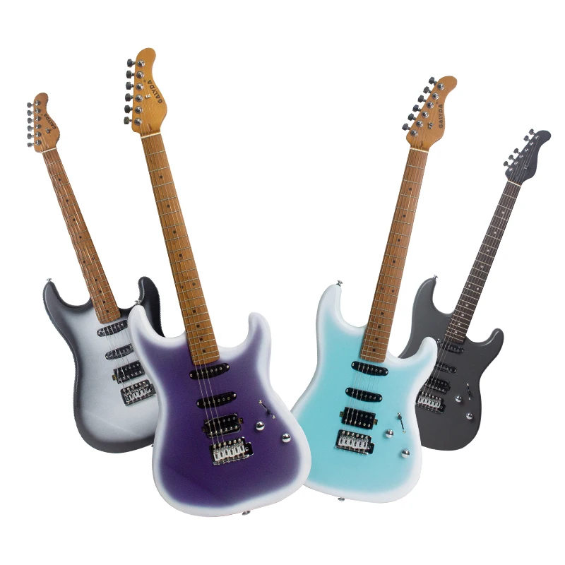 Musical instrument wholesale manufacturers ST set electronic guitar entry-level poplar Electric Guitar metal rock