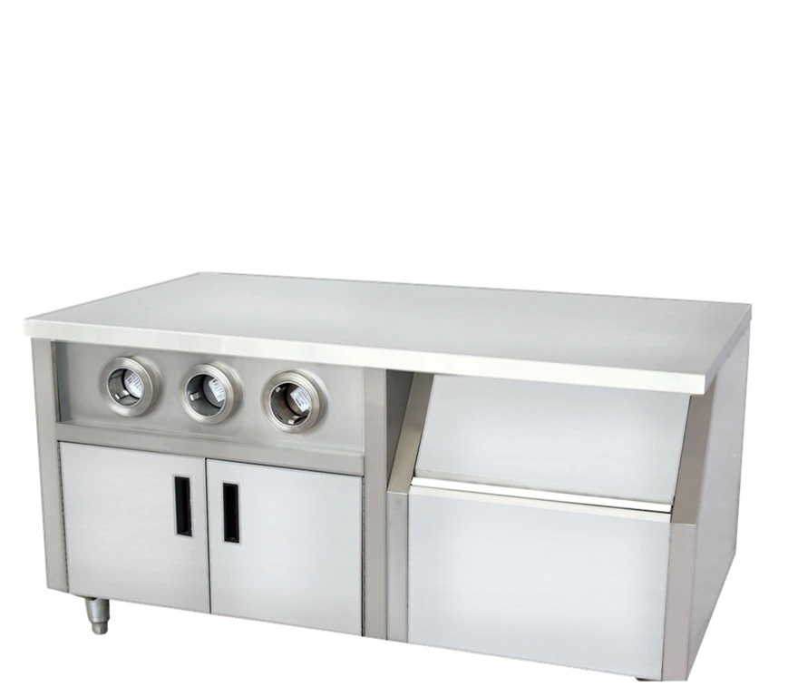 In Stock Multi-function console HGL-505 Multi functional cold drink cabinet with cup Large lockers