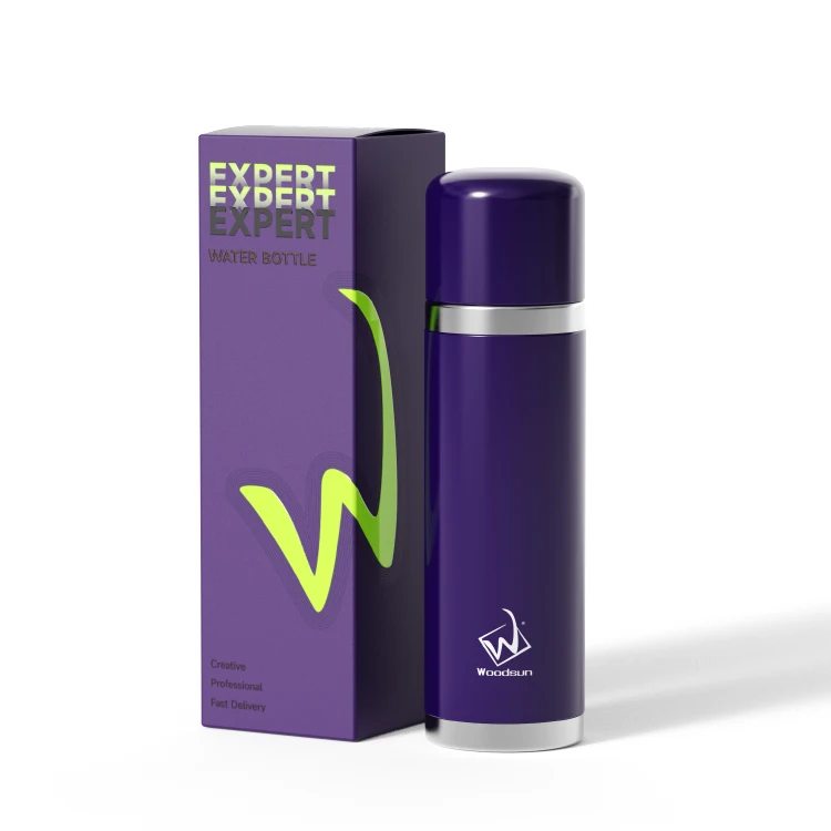 Manufacturer Insulated Waterbottle Vacuum Flask Stainless Steel Water Bottle Thermal With Cup Alibaba Hot Sale