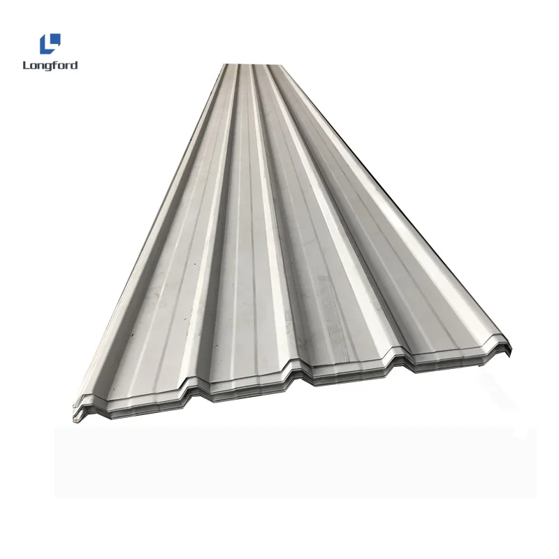 Roofing Sheet Coated Cheap Metal Hot Sale Galvanized Corrugated Tile for Roof White Color 460-980 Type Prepainted 0.30-0.60mm