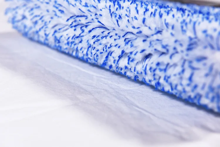 White/Blue Paint Brush Fabric Roller Brush Fabric Woven Polyester Fiber Brush Fabric
