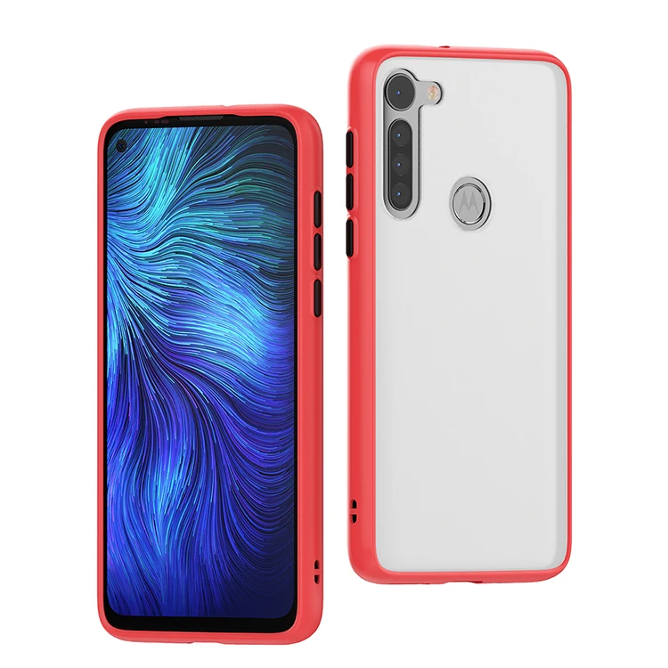 Матовый чехол для сотового телефона Motorola Moto G8 POWER LITE с защитой от отпечатков пальцев, прозрачный чехол из поликарбоната и ТПУ для Motorola Moto E6S 2020