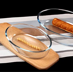 Набор посуды Pyrex из безопасного антипригарного стекла, жаростойкие кастрюли с принтом, поднос для выпечки на заказ, для духовки