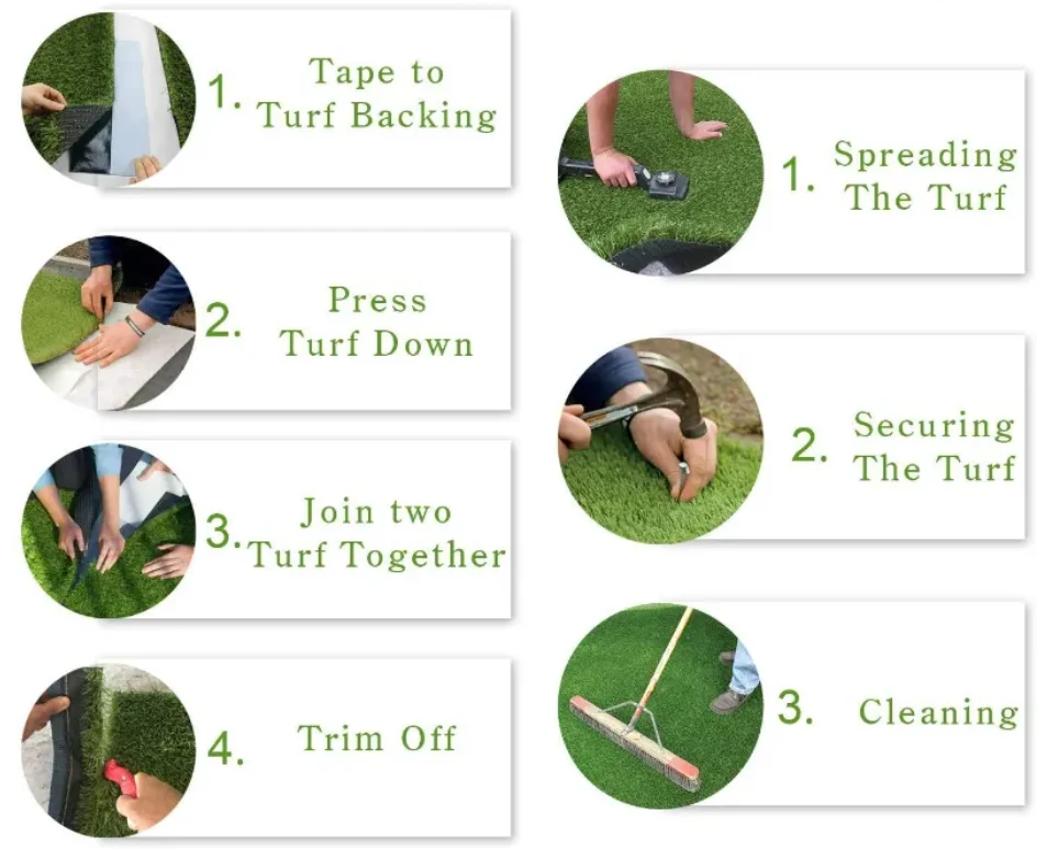 10mm-50mm Thickness Artificial Lawn Carpet Turf Floor Craft Decor Landscape Diy Pad Grass Outdoor Garden Mat