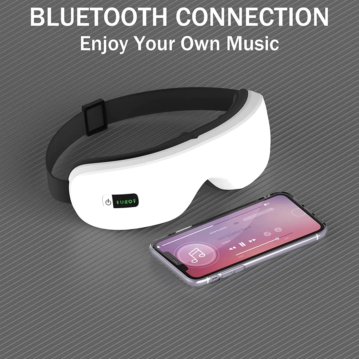 Intelligent Infrared Heating Electric Thermal Eye Massager Eye Care Products Portable Eye Relax Massager Bluetooth Music