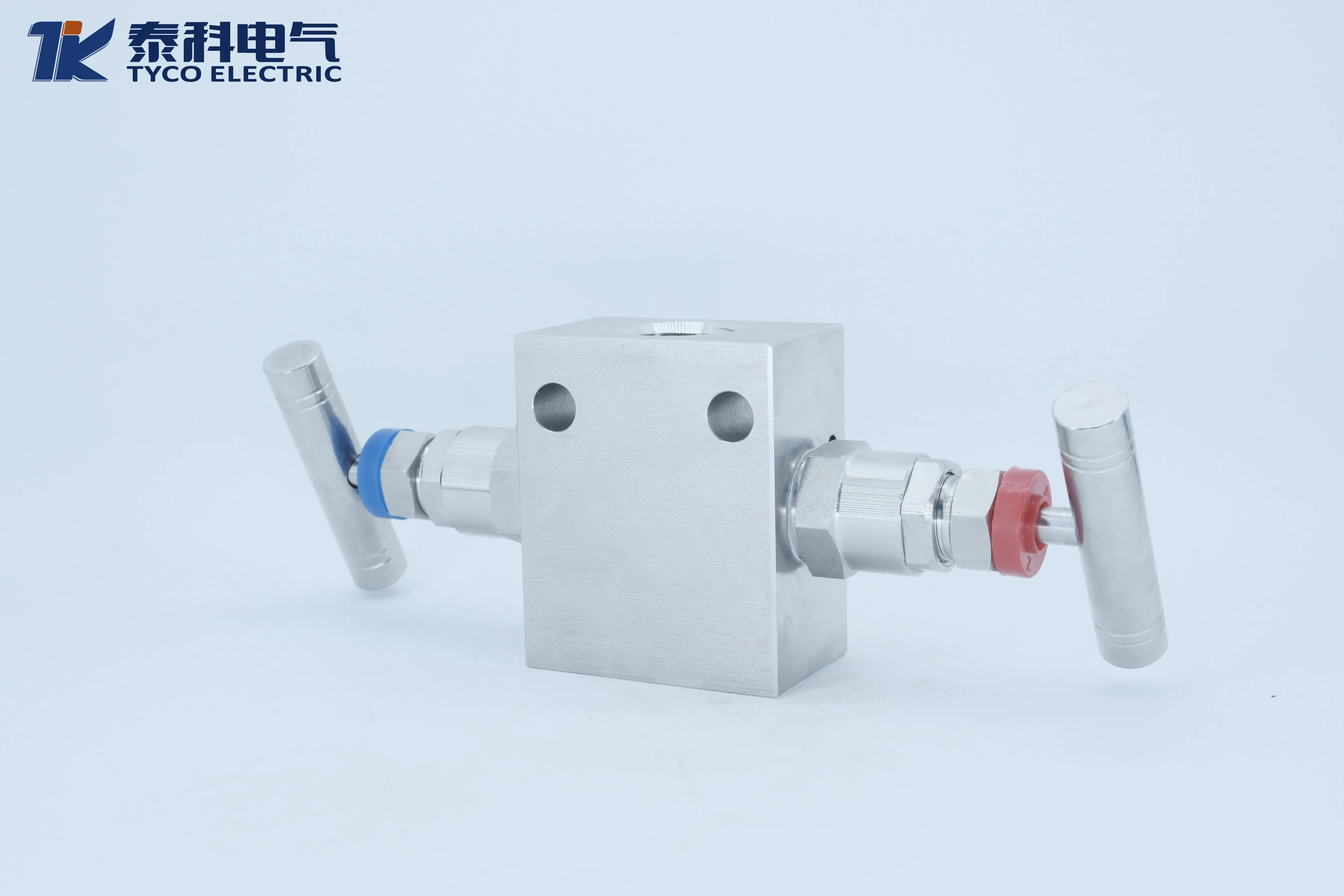 Integrated two valve group pressure gauge pressure transmitter dual valve group EF-3 two valve group with installation hole