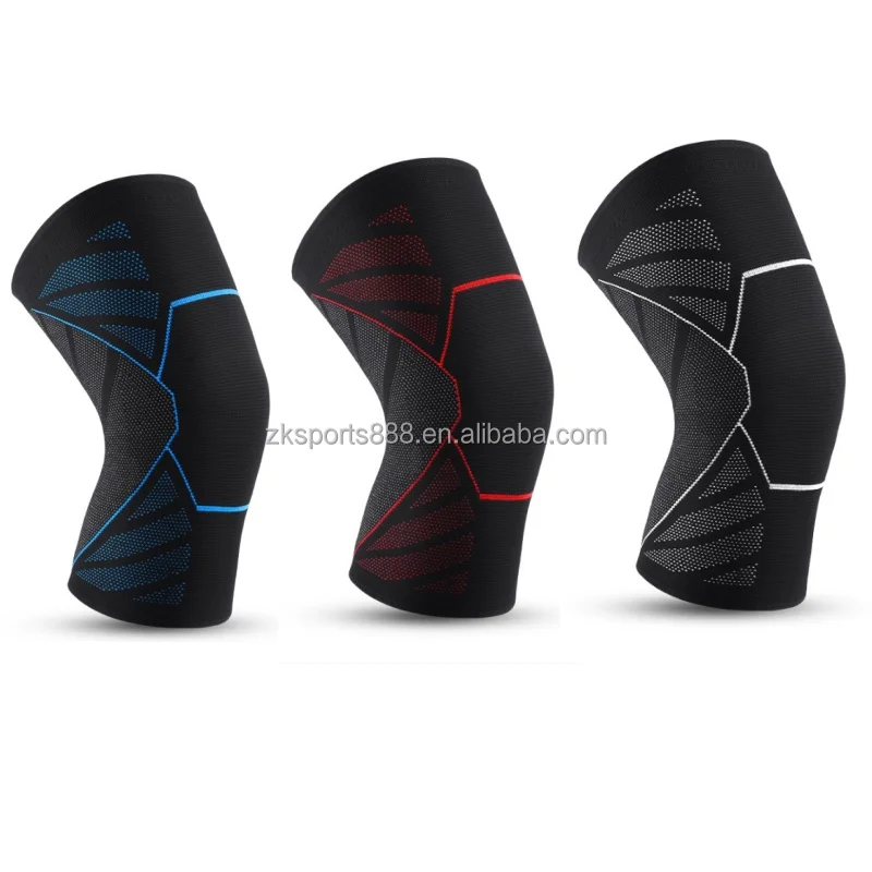 Fitness Neoprene Weight Lifting Gym Stiff Custom Knee Sleeve Brace For Power Lifting