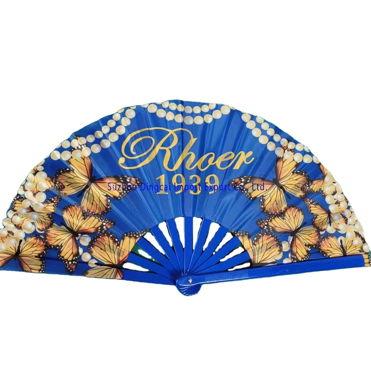 27x52cm  Medium Size Rhoer  1939  Sigma Gamma Rho Greek Letters  Sorority  Party Fans Custom Printed hand held folding fans