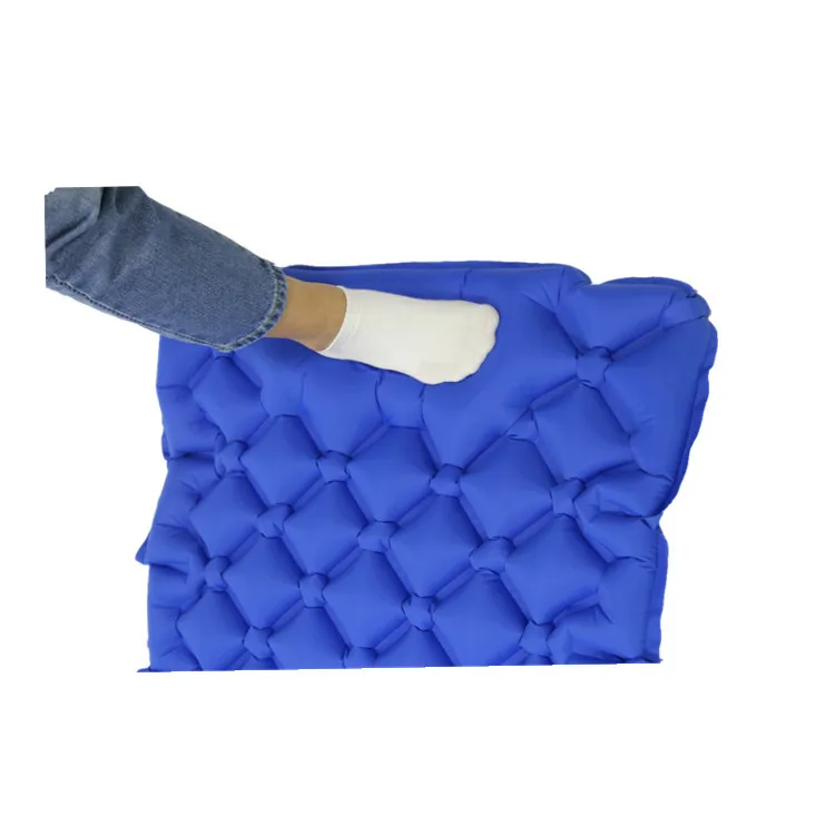 Oem Outdoor Ultralight Foldable Waterproof Air Beach Portable Inflatable Camping Sleeping Mat Pad Camping Gear