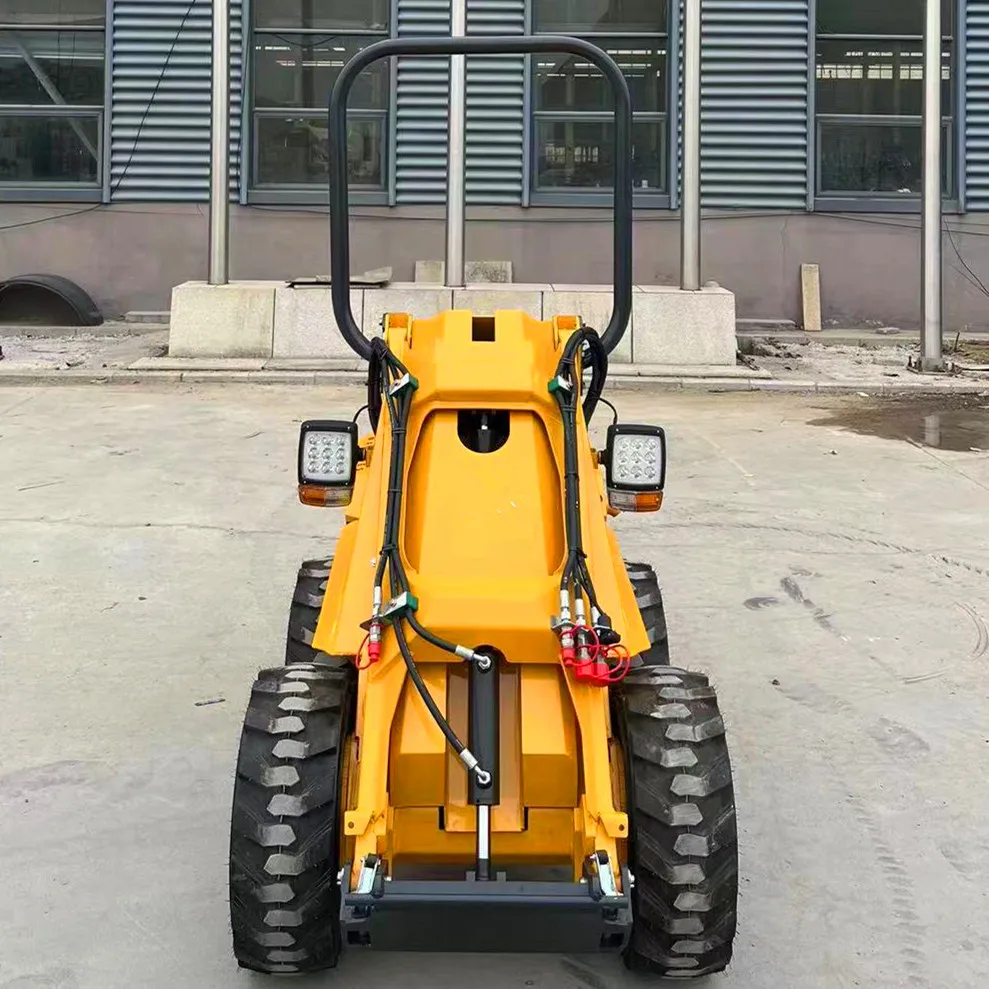 For Planting Tree and Cleaning at Garden Mini Wheel Loader for Sale 2023 Factory Hot Sale 4 WD Luxury Water 500 Hydrostatic 4wd